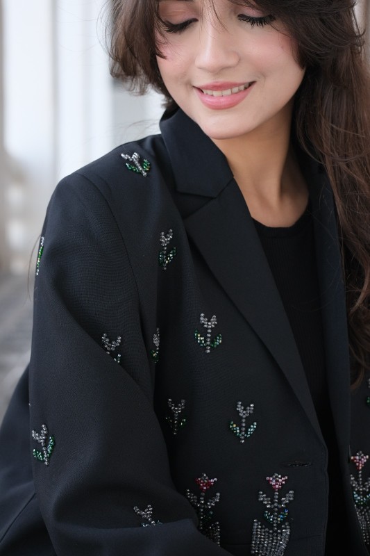 Coat Model Abaya with Sheek Design